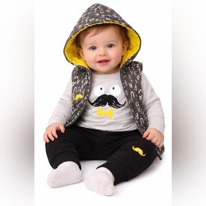 NEW with Tags Baby Clothing 3-Piece Cotton Set for Newborn Baby Girls and Boys